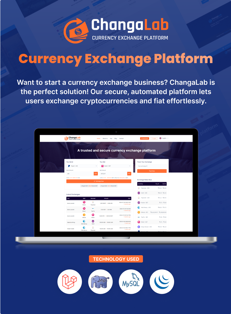 ChangaLab - Currency Exchange Platform - 5