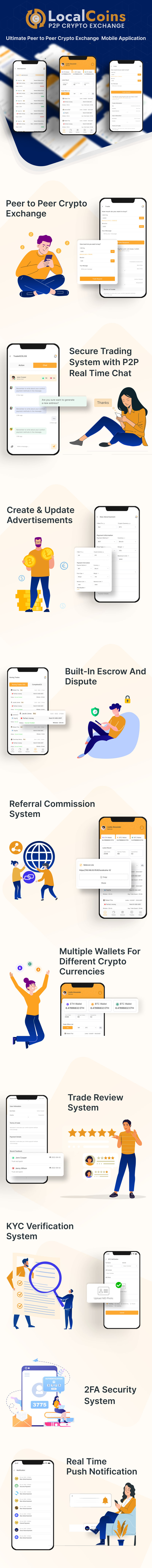 LocalCoins - Ultimate Peer To Peer Crypto Exchange Mobile Application - 2