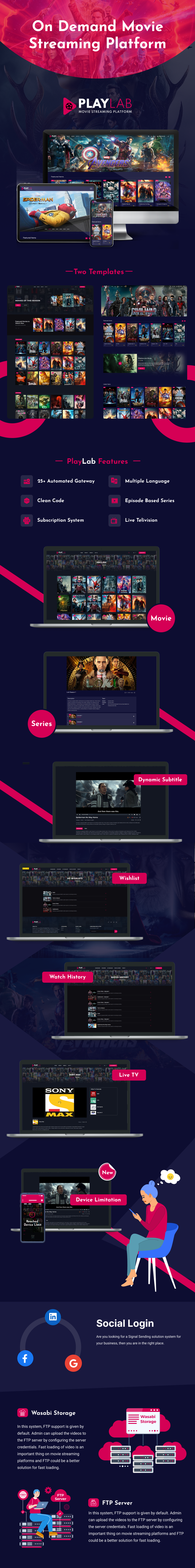 PlayLab - On Demand Movie Streaming Platform - 3