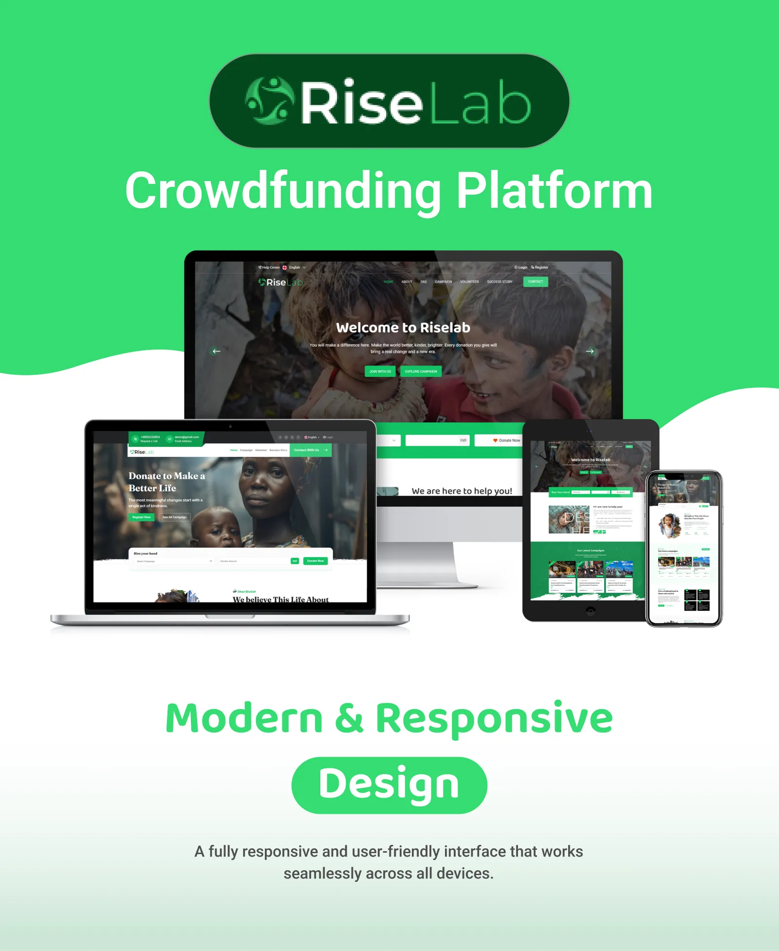 RiseLab - Crowdfunding Platform
