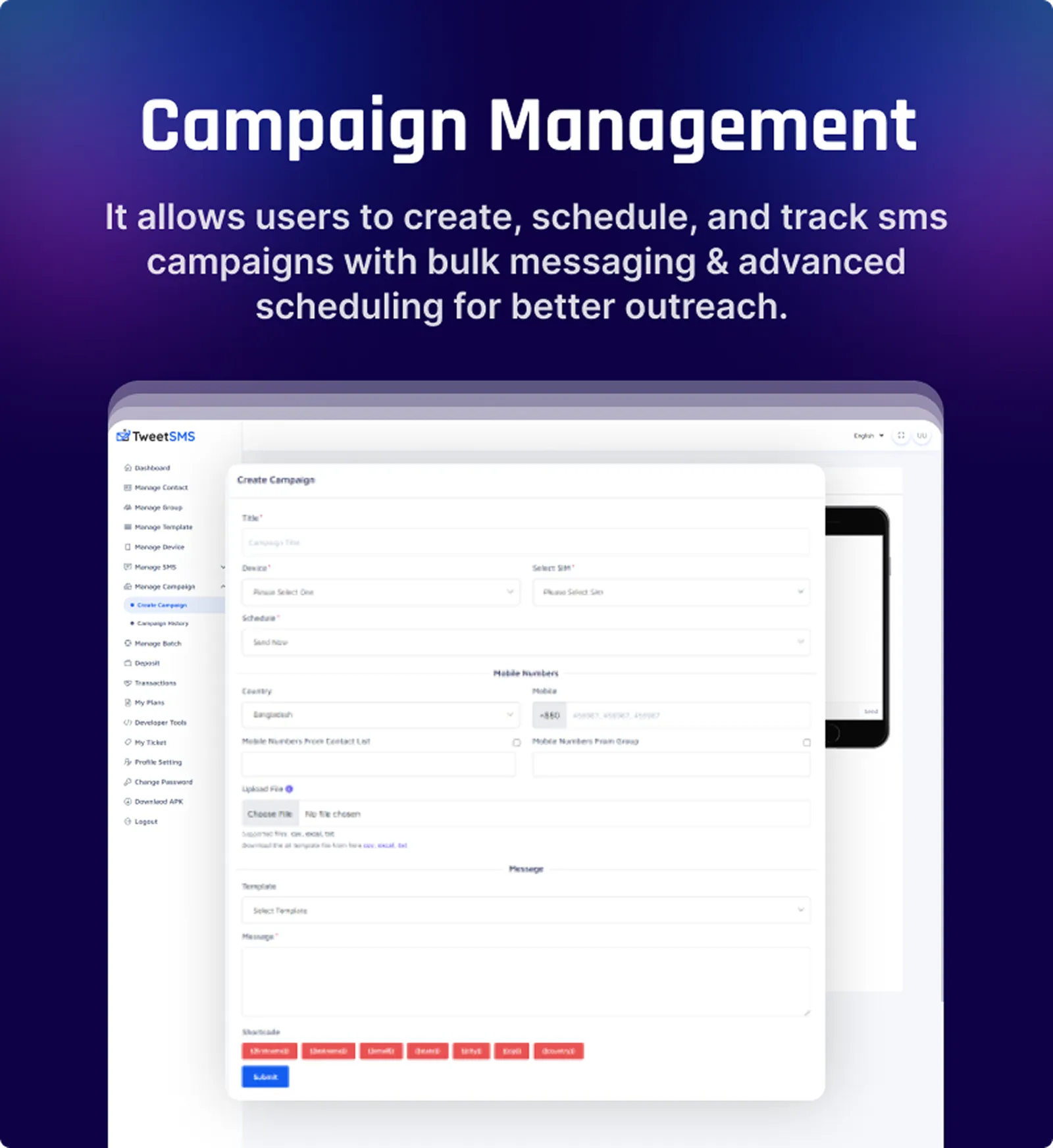 TweetSMS - SMS Marketing Platform as SaaS - 10