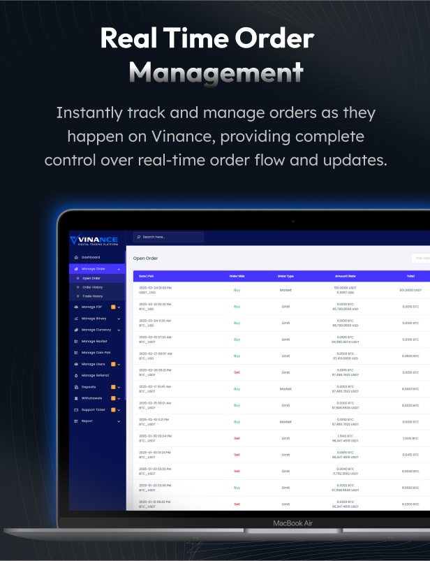 Vinance - Digital Trading Platform - 9